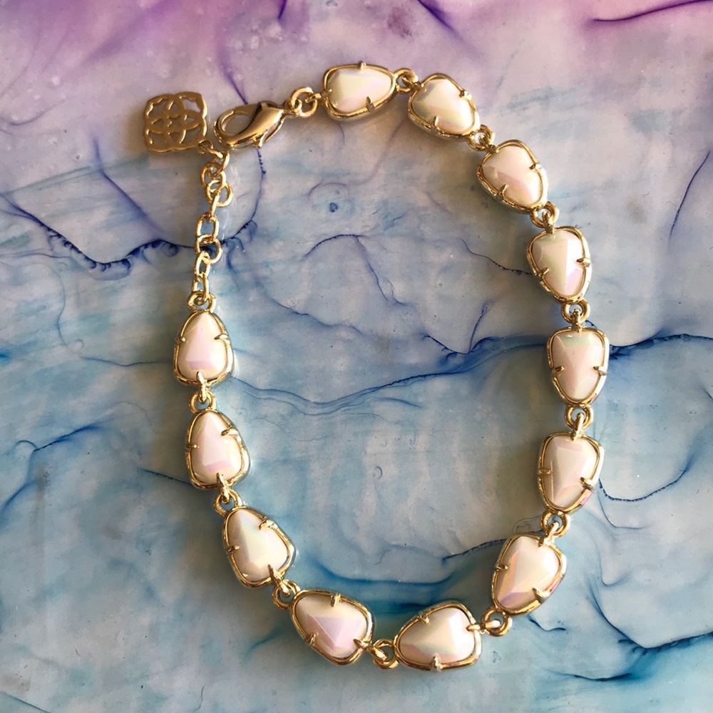 White iridescent Suzanne Kendra Scott